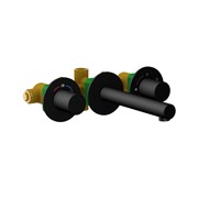 Смеситель для раковины встроенный с термостатом Timo Saona 2382/03SM Черный матовый 43761