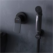 Гигиенический душ скрытого монтажа AM.PM X-Joy F40H85A22 черный матовый 43935