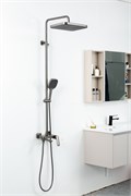 Душевая система со смесителем GAPPO G28 G2428-9 оружейная сталь 43997