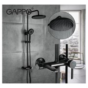 Душевая система GAPPO G2403-6 черный/хром 39866