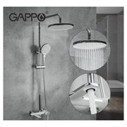 Душевая система GAPPO G2403-8 белый/хром 39867