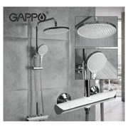 Душевая система с термостатом GAPPO G2403-48 белый/хром 39868