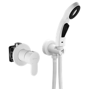 Гигиенический душ со встраиваемым смесителем Elghansa DYNAMIC 34R1083-White (Set-107) 44044