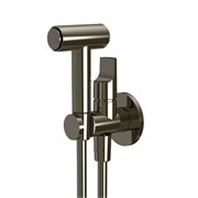 Гигиенический душ с прогрессивным смесителем Fima Carlo Frattini Collettività F2320/4CS черный хром 44050