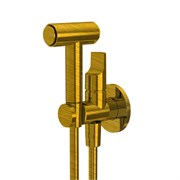 Гигиенический душ с прогрессивным смесителем Fima Carlo Frattini Collettività F2320/4OS брошированное золото 44051