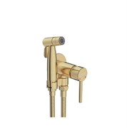 Смеситель с гигиеническим душем Gappo G06 G7206-3 золотой сатин 44065