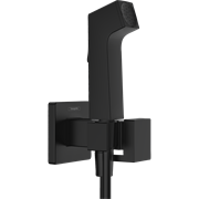 Гигиенический душ скрытого монтажа Hansgrohe Bidette E 29233670/29235180 черный матовый 44077