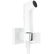 Гигиенический душ скрытого монтажа Hansgrohe Bidette E 29233700/29235180 матовый белый 44079