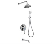Душевая система скрытого монтажа Bronze de Luxe Yasmina NT800/B02 хром 44171