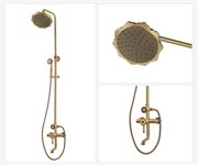 Душевая стойка Bronze de luxe 10120F бронза 27928