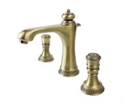 Смеситель для раковины Bronze de luxe ROYAL 21383 на 3 отверстия 27921