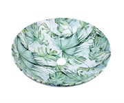 Раковина накладная Bronze de Luxe Flora 3008 (400x400x120) 44285