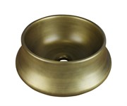 Раковина накладная Bronze de Luxe Terracotta 1347MQ  (360x360x140) бронза 44294