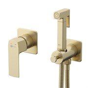 Гигиенический душ скрытого монтажа Lemark Ursus LM7219BG золото матовое 44458