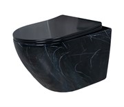 Безободковый подвесной унитаз под камень микролифт дюропласт Gid Bs2198 44563