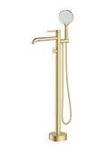Напольный смеситель для ванны Gappo G06-3 G3006-3 Золотой сатин 44622