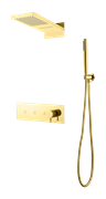 Душевая система скрытого монтажа Boheme Fusion 130-G золото глянец 44746