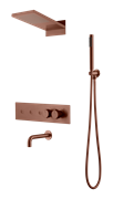 Душевая система с термостатом скрытого монтажа Boheme  Fusion 131-2-BRB 44753