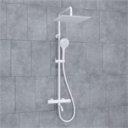 Душевая система с термостатом Wasserkraft Thermo A188.163.155.WM белая матовая 44770