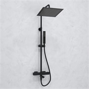 Душевая система с термостатом Wasserkraft Thermo A299.162.218.BM черная матовая 44804