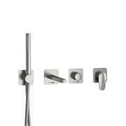 Смеситель скрытого монтажа для ванны с душем Wasserkraft Spree A1451.272.274.275.100.276 никель 44817