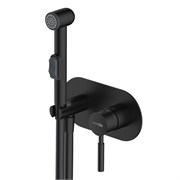 Гигиенический душ скрытого монтажа WasserKraft Gollach 3338 черный матовый 44827