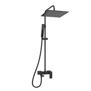 Душевая система со смесителем Wasserkraft Abens A277.162.218.BM черная матовая 44865