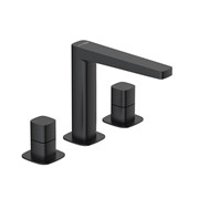 Встраиваемый смеситель для раковины Wasserkraft Nuthe 9135 черный матовый 44894