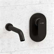 Смеситель для раковины скрытого монтажа WasserKraft Elbe A74543 черный матовый 44910