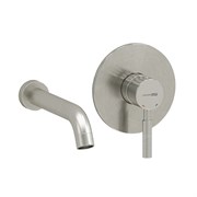 Смеситель для раковины скрытого монтажа WasserKraft Wern A42583 никель 44919