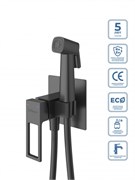 Гигиенический душ со встраиваемым смесителем BelBagno LUCE LUC-HGN-NERO черный матовый 44947