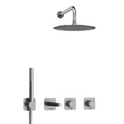 Душевая система скрытого монтажа Wasserkraft Tauber A6451.297.298.097.121.275.100.276 никель 44959