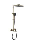 Душевая система с термостатом BesserKraft B.140.01MG золото матовое 45010