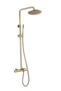 Душевая система с термостатом BesserKraft B.130.01MG золото матовое 45011