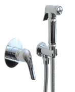 Гигиенический душ скрытого монтажа GANZER THERESA GZ24056 хром 45049