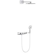 Тропический душ полный комплект GROHE Rainshower SmartControl Mono 26446LS0 белый/ хром 26446LS0