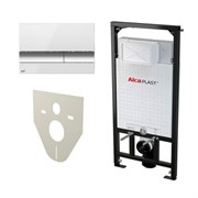 Инсталляция для унитаза AlcaPlast Sadromodul 4 в 1 A101/1200-4:1 SET 1720-1 с кнопкой A101/1200-4:1 SET 1720-1