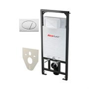 Инсталляция для унитаза AlcaPlast Sadromodul 4 в 1 SET 4 v 1 A101+M070 с кнопкой SET 4 v 1 A101+M070