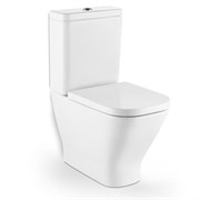 Унитаз напольный Roca Gap безободковый, 34273700H+801732004 крышка-сиденье микролифт Испания 34273700H
