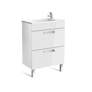 Тумба с раковиной Roca Debba 60 белый ZRU9302708+32799H000 ZRU9302708