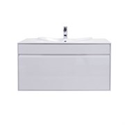 Тумба с раковиной Roca Laks 100 белый ZRU9302797+327207000 ZRU9302797