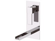 Смеситель для раковины скрытого монтажа Remer QUBIKA CASCATA QC14 Италия QC14