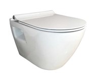 Унитаз подвесной с бидеткой Serel SMART SM12BM с крышкой микролифт  SM12BM