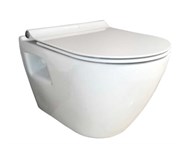 Унитаз подвесной Serel SMART SM12 с крышкой микролифт Турция SM12