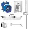 Душевая система скрытого монтажа GROHE Eurocube 23409000 хром 23409000 - фото 103106