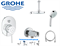Душевая система скрытого монтажа GROHE BauClassic 29047+26173 хром 29047+26173 - фото 103641