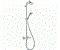 Душевая система с термостатом Hansgrohe Croma 27185000 хром 27185000 - фото 103833
