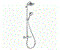 Душевая система с термостатом Hansgrohe Raindance 27115000 хром 27115000 - фото 104025