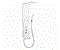 Душевая панель с термостатом Hansgrohe Raindance Lift 27008400 белый/хром 27008400 - фото 104104