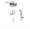 Душевая система скрытого монтажа с термостатом Hansgrohe Ecostat E 15708+26524 хром 15708+26524 - фото 106747